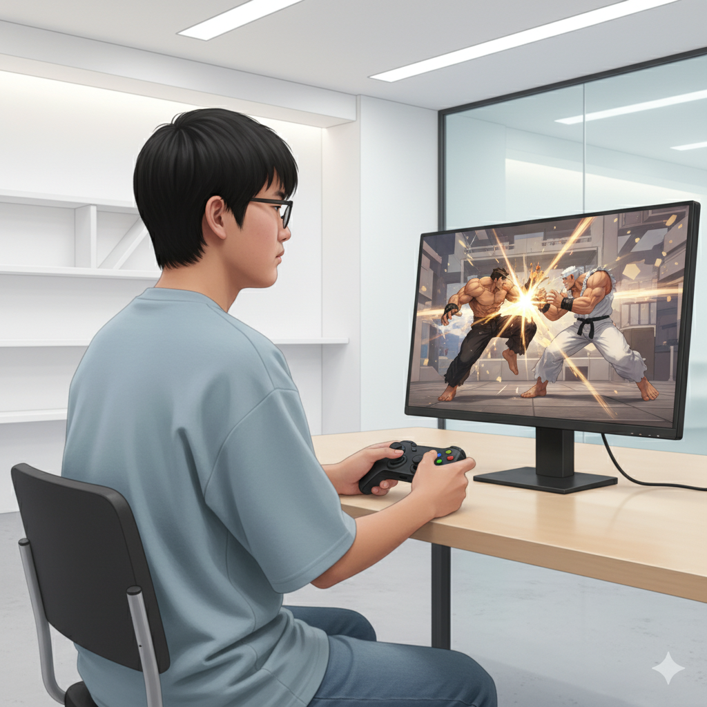 ゲームの世界で輝く！Y君とストリートファイター6(SF6)の出会い（Y君）