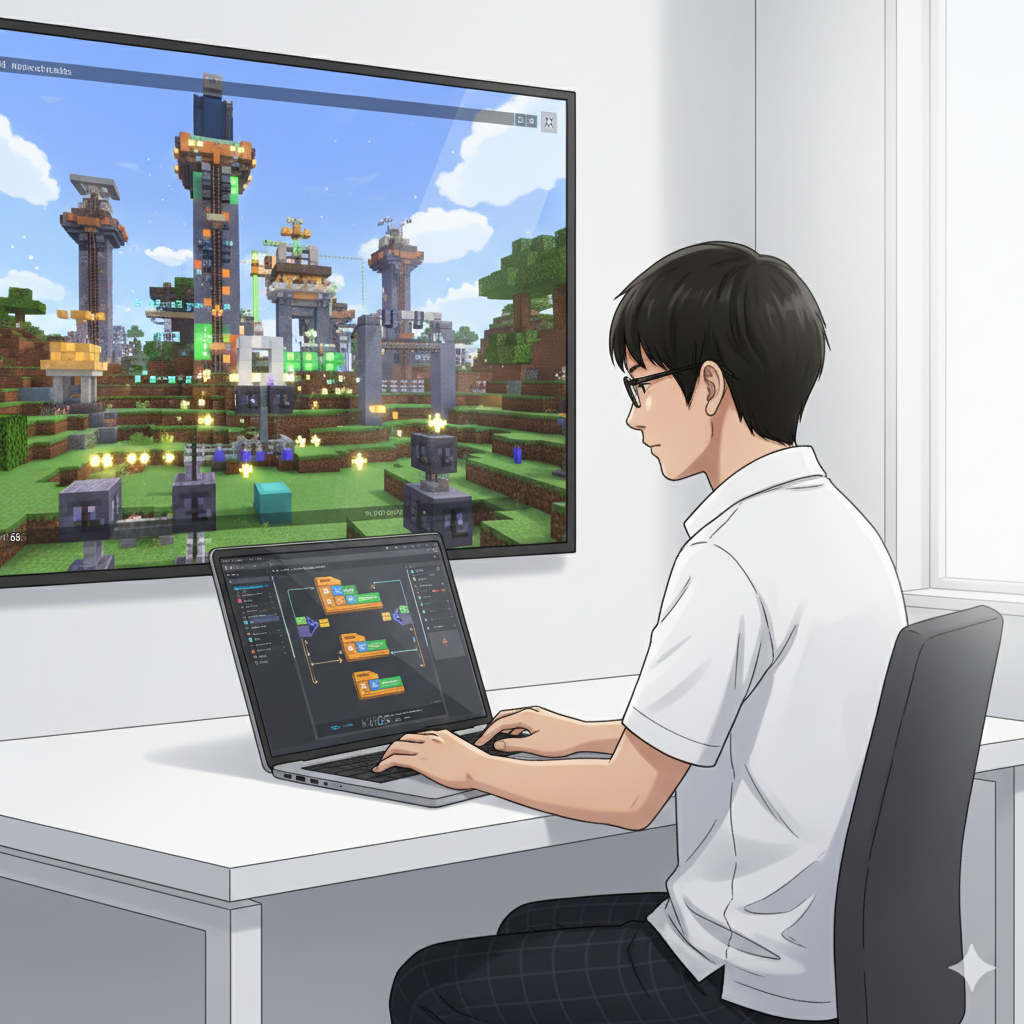 集中力と創造性を活かす！Minecraft×プログラミングの魅力 (CTO)